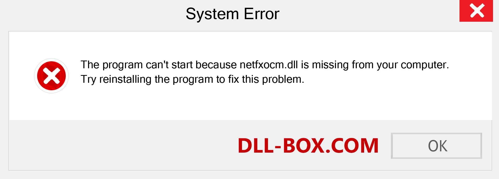  netfxocm.dll file is missing?. Download for Windows 7, 8, 10 - Fix  netfxocm dll Missing Error on Windows, photos, images